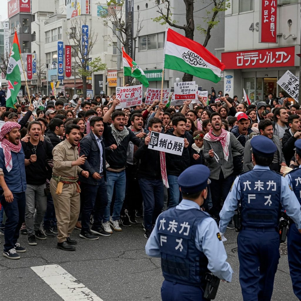 日本で暴れる不良外国人